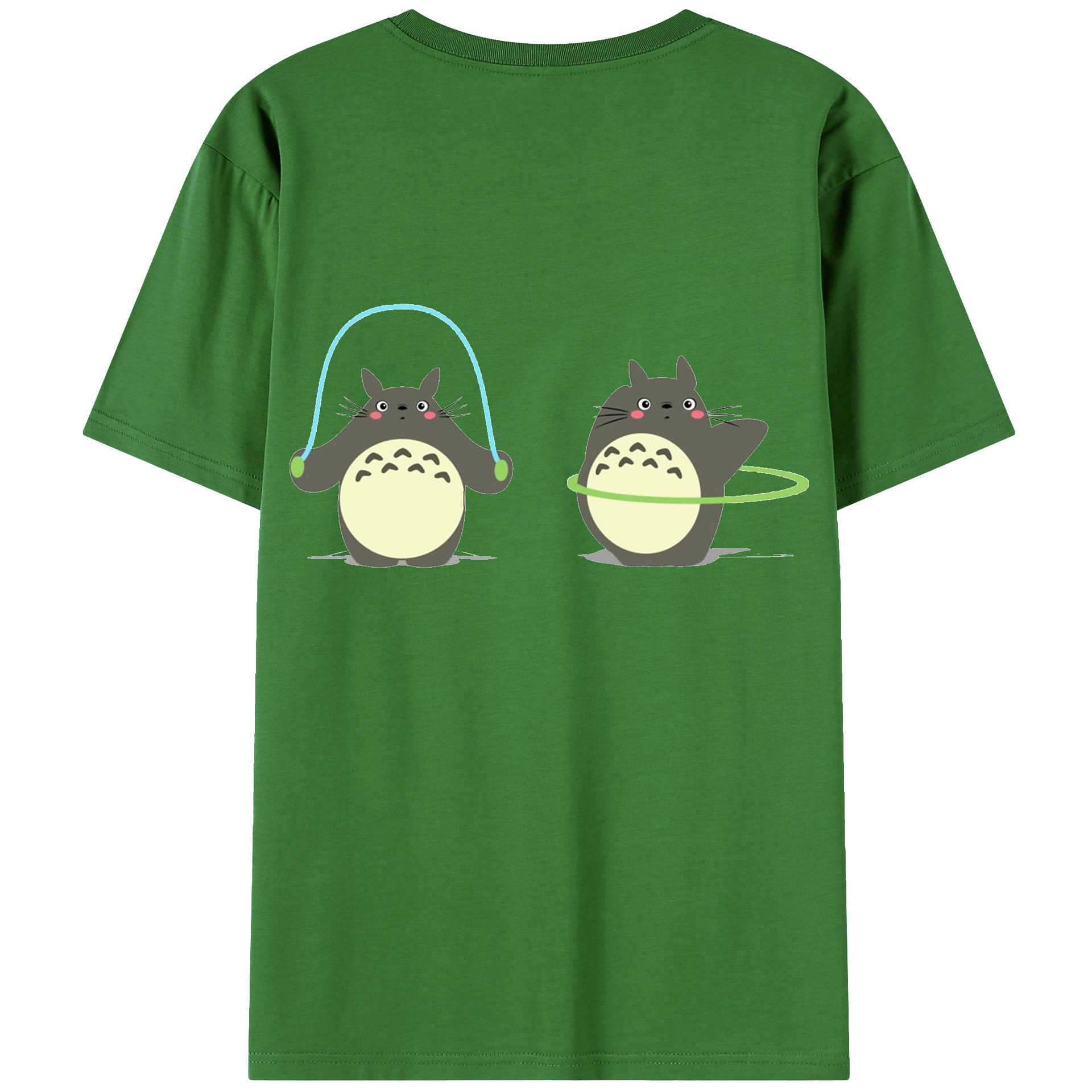 （画像用） となりのトトロ 草壁メイ 草壁サツキ My Neighbor Totoro Satsuki Kusakabe Mei Kusakabe レディース半袖Tシャツ(バックプリント)